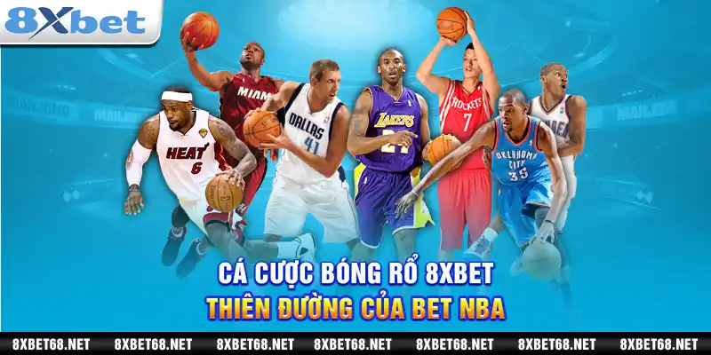 Cá cược bóng rổ 8xbet: Thiên đường của bet thủ NBA